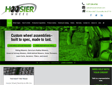 Tablet Screenshot of hoosierwheel.com